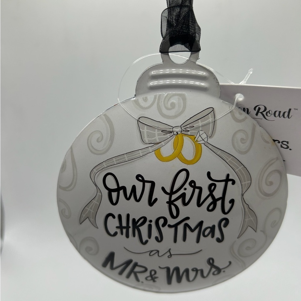Our First Christmas Ornament as Mr. & Mrs.